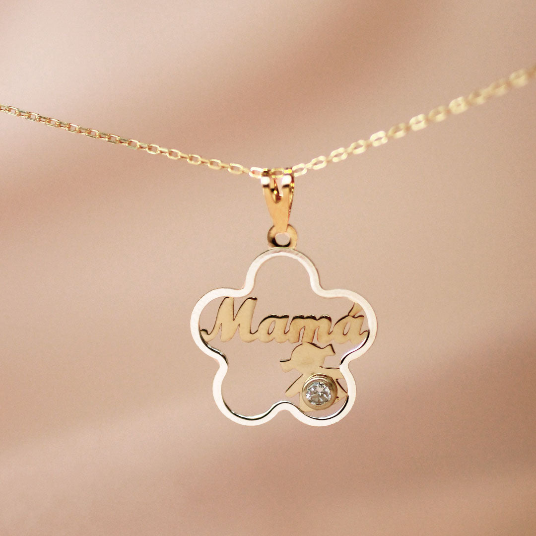 Collar Mamá Flor Niña