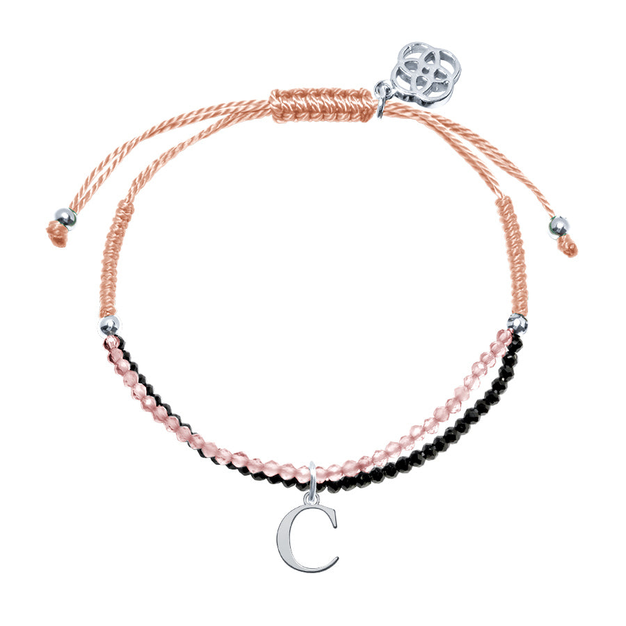 Pulsera de Plata 925 con Inicial Grabada