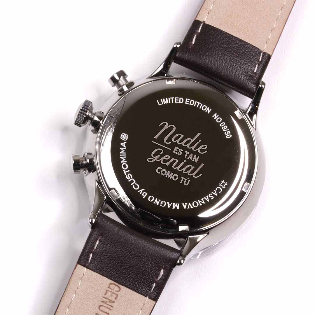Reloj de Acero para Hombre Personalizado