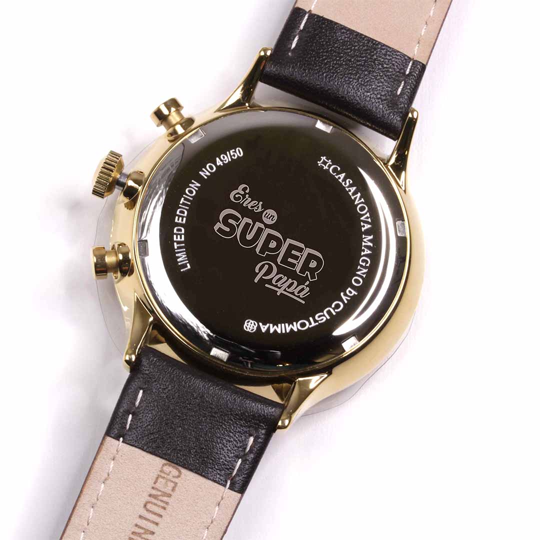 Reloj de Acero para Hombre Personalizado