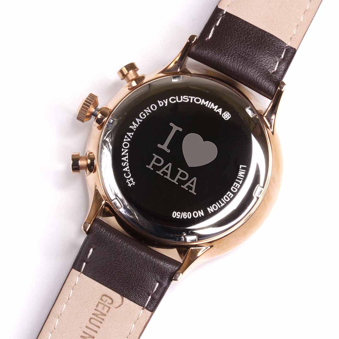 Reloj de Acero para Hombre Personalizado