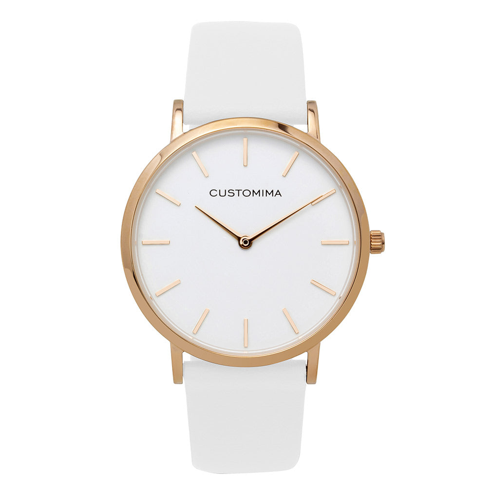 Reloj Insolence Oro Rosa Blanco