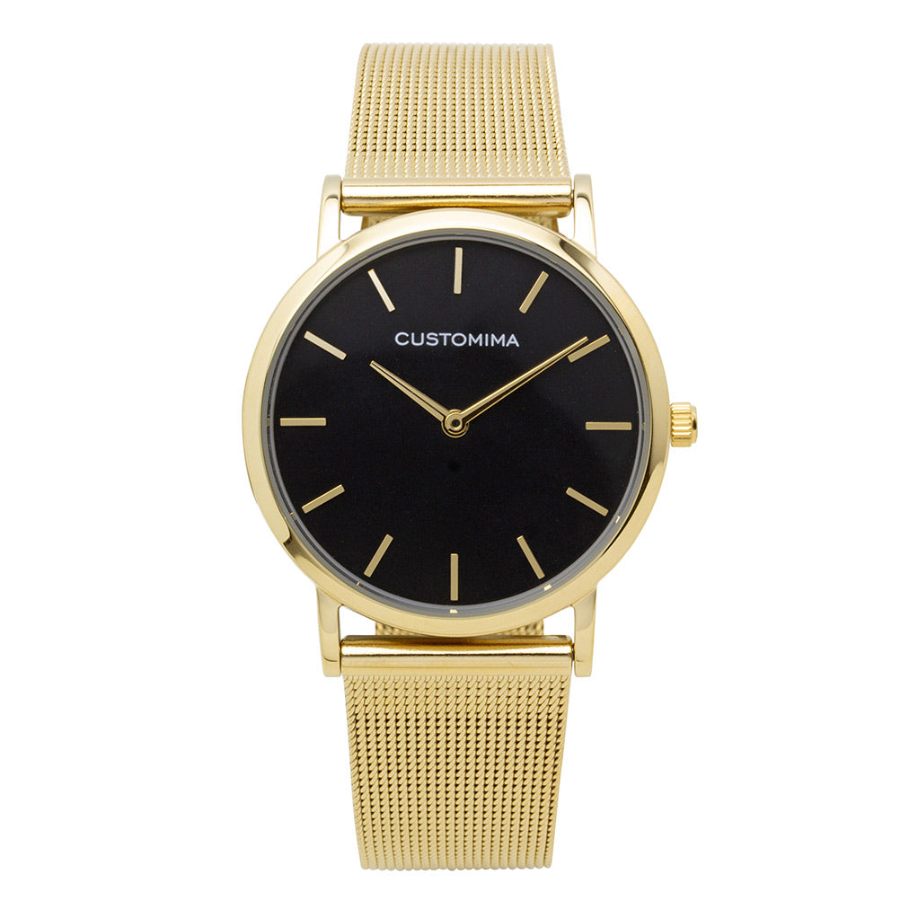 Élégance Chic Malla en Oro Negro