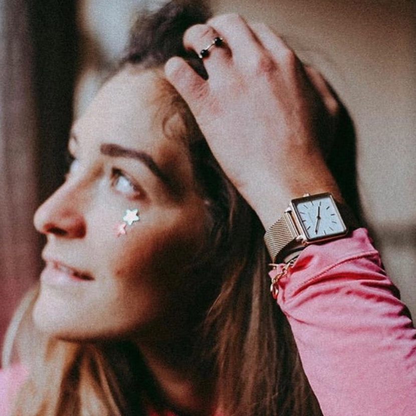 Reloj Allure Malla en Oro Rosa
