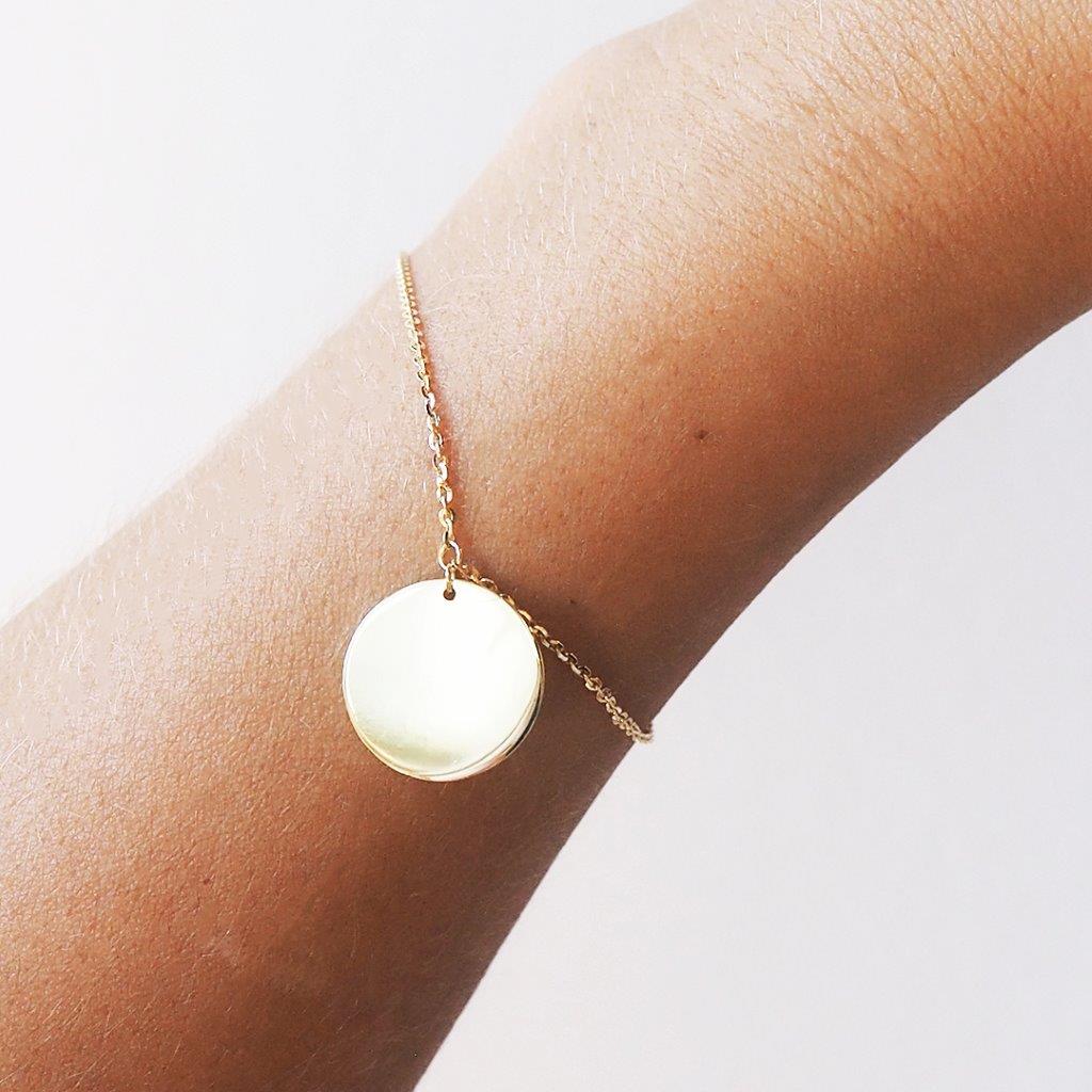 Pulsera medalla charm