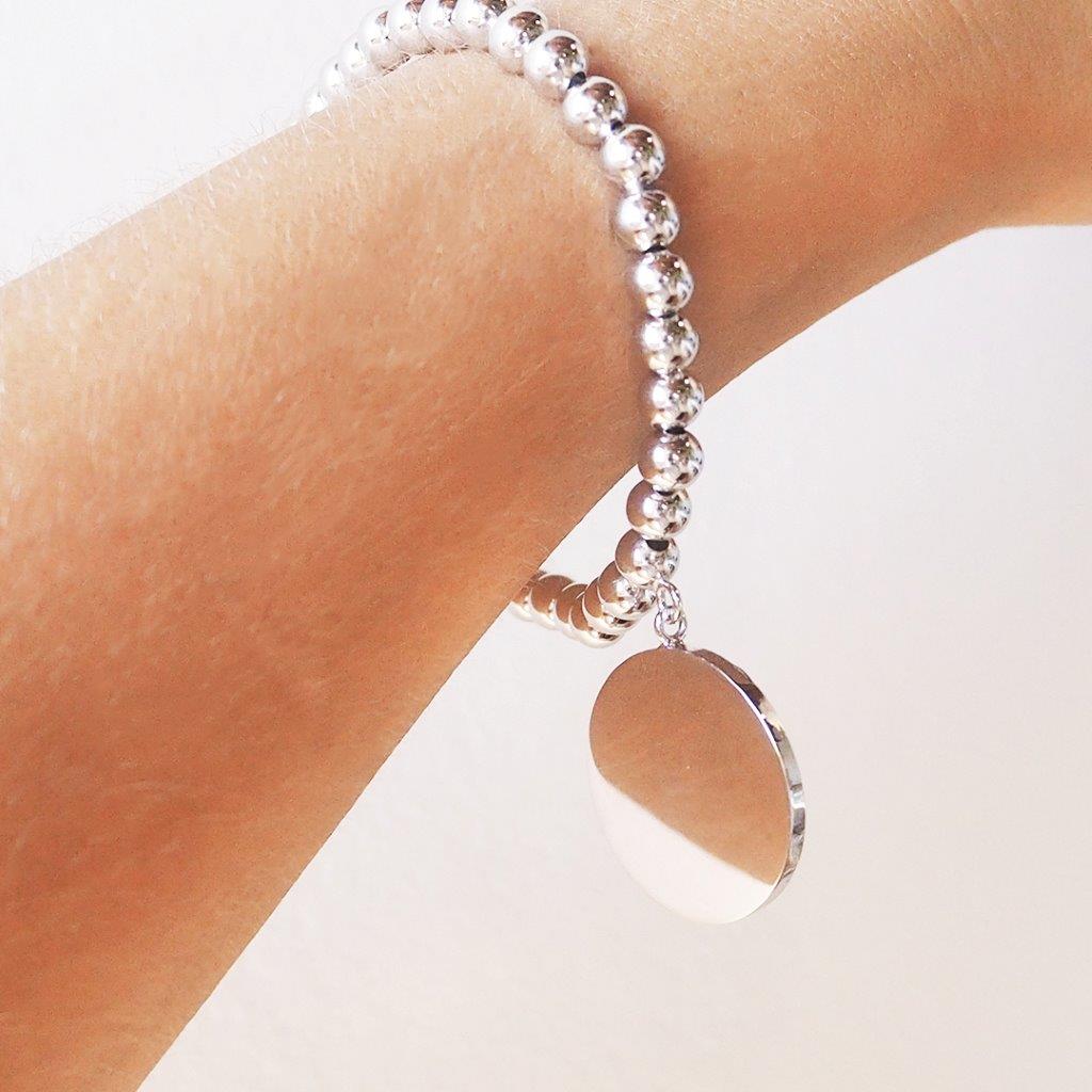 Pulsera Moon de Plata 925 Personalizada
