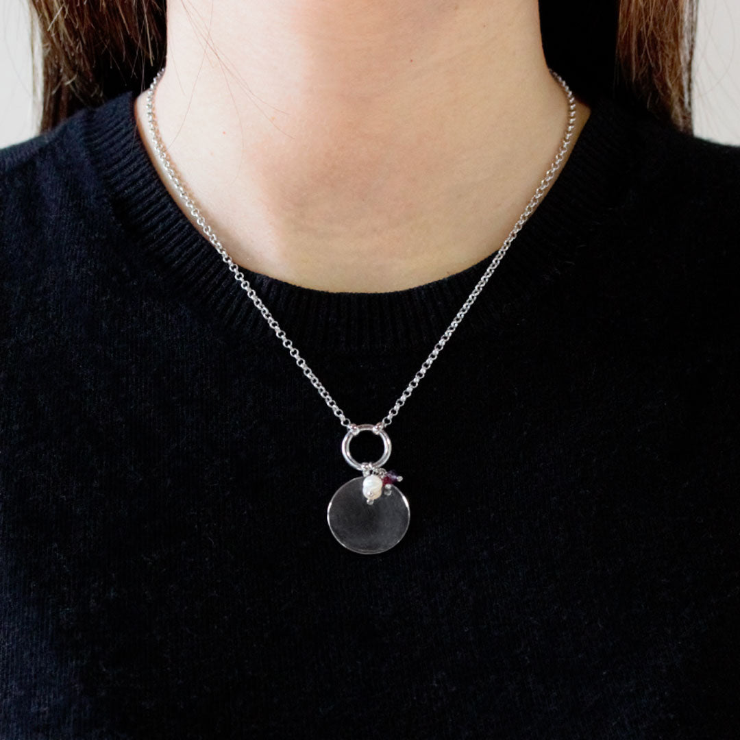 Collar La vie en rose de Plata 925 Personalizado