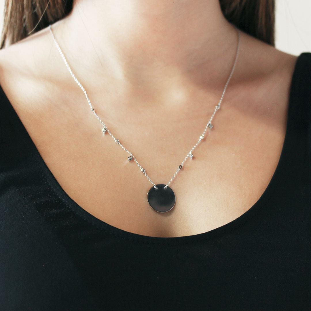 Collar Wanderlust Twinkle de Plata 925 Personalizado