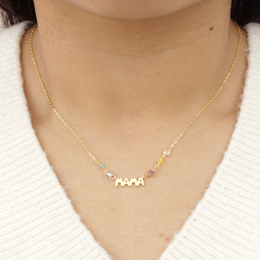 Collar Mamá de Plata 925 Personalizado