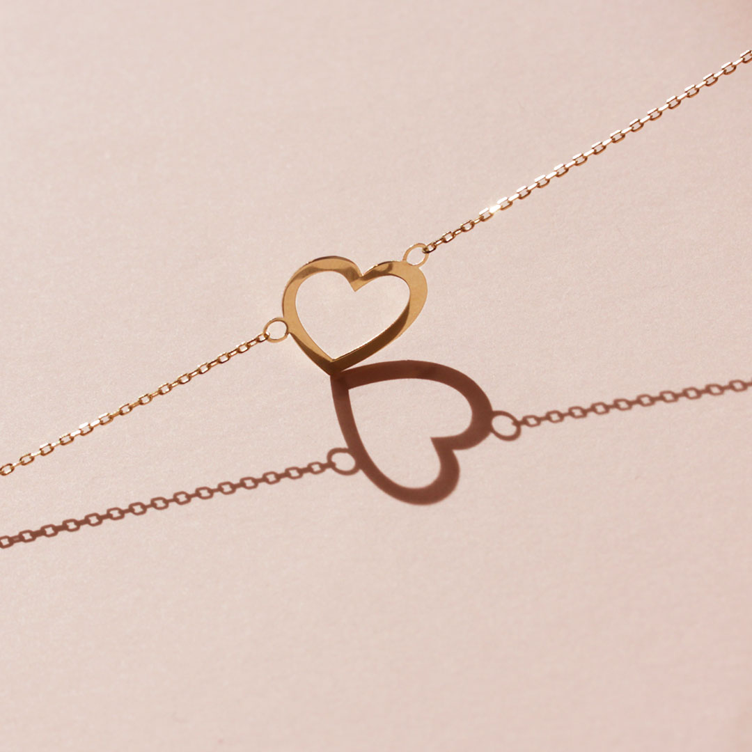 Collar Corazón Silueta