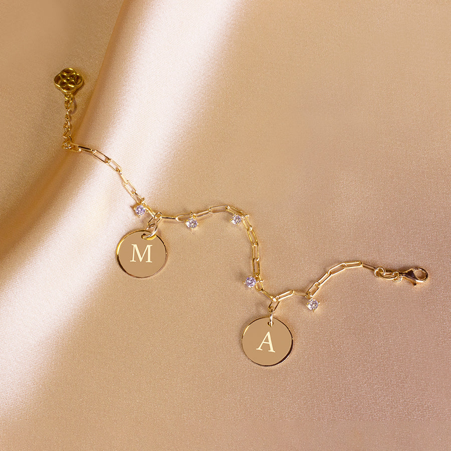 Pulsera Eslabón de Plata 925 con Nombre Grabado