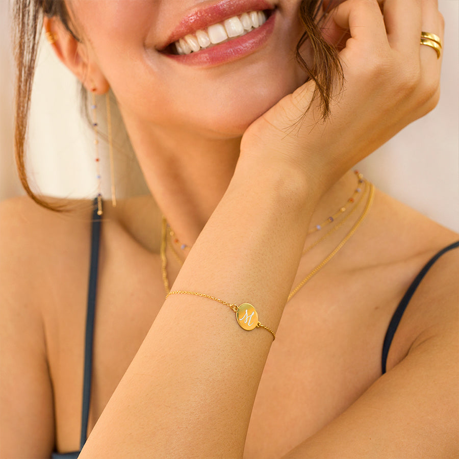 Pulsera Medalla de Plata 925 Personalizada