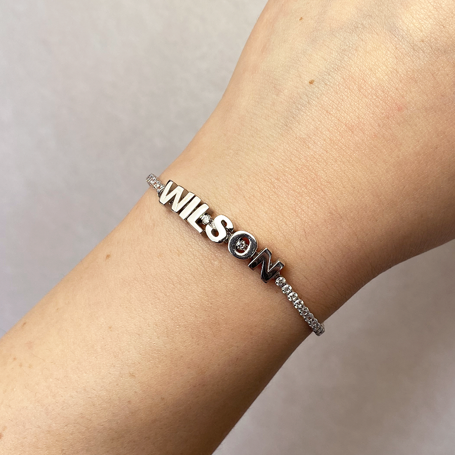 Charm Clip Love de Plata 925 con Inicial Grabada