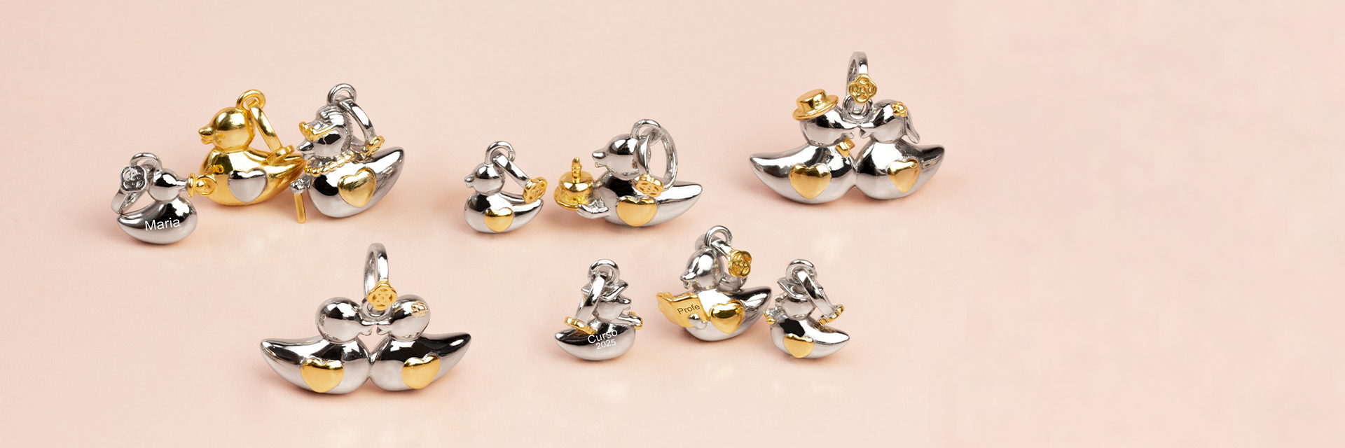 Descubre la colección 'Patitos' de Customima: joyas que celebran a mamá y a la familia