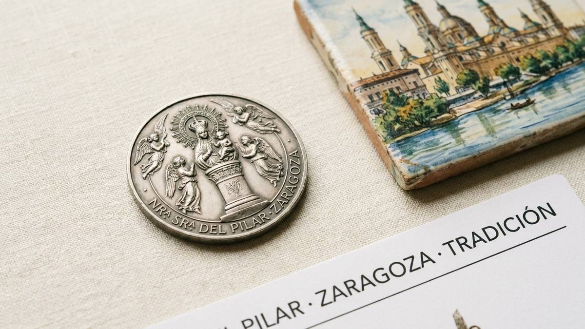 Medalla Virgen del Pilar y su significado ligado a Zaragoza, la tradición y la memoria familiar