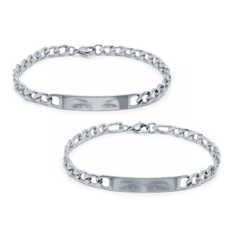 Pack Pareja · 2 Pulseras Fígaro Personalizadas