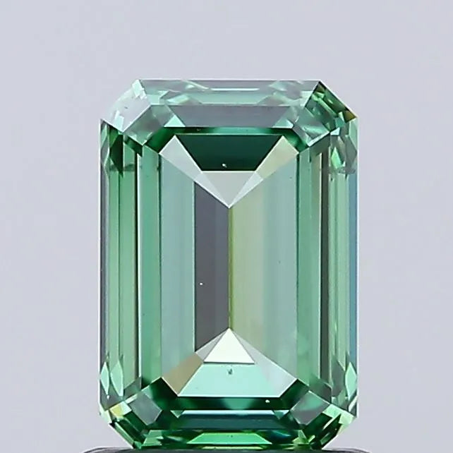 1.01ct Emerald Lab Grown Diamond (Colour Fancy Vivid Green, Clarity VS2, IGI Certified)