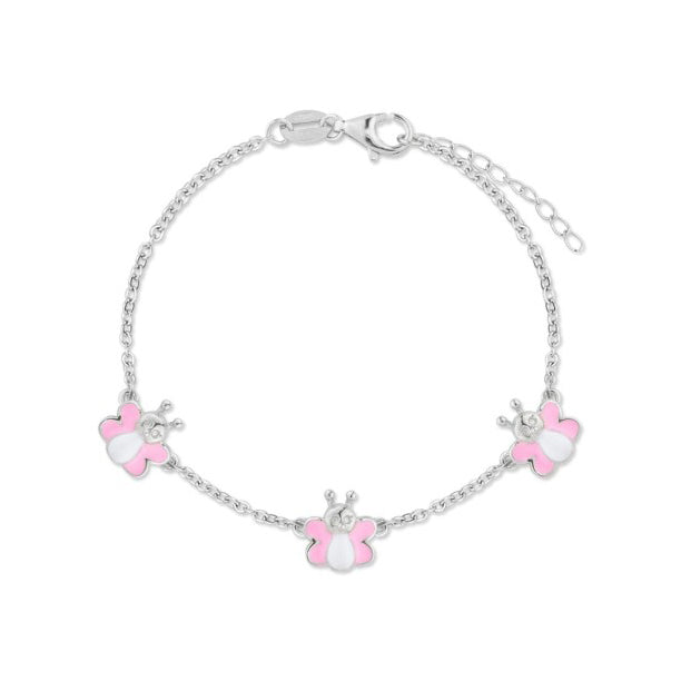 Pulsera niña Mariposa Plata