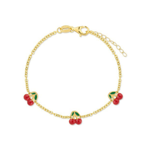 Pulsera niña Cerezas
