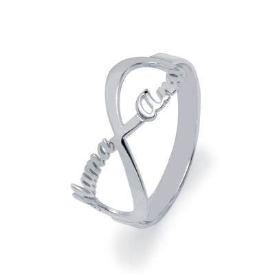 Anillo con nombre Infinito