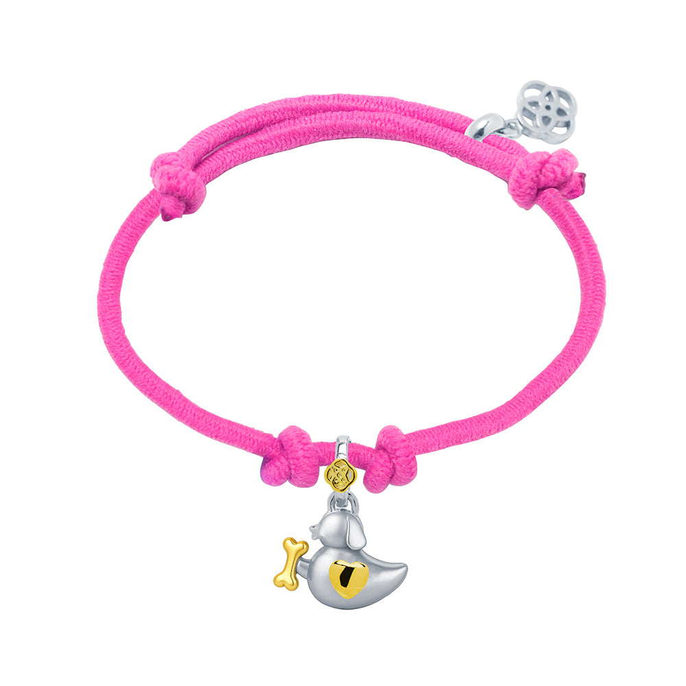 Pulsera Patito Perro Personalizable
