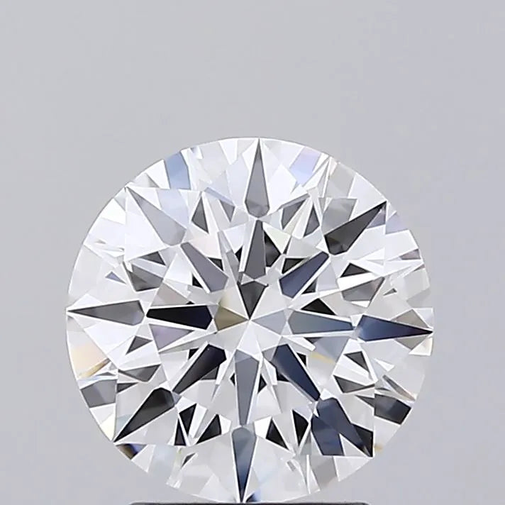 2.18ct Round Lab Grown Diamond (Colour D, Clarity IF, Cut ID, IGI Certified)