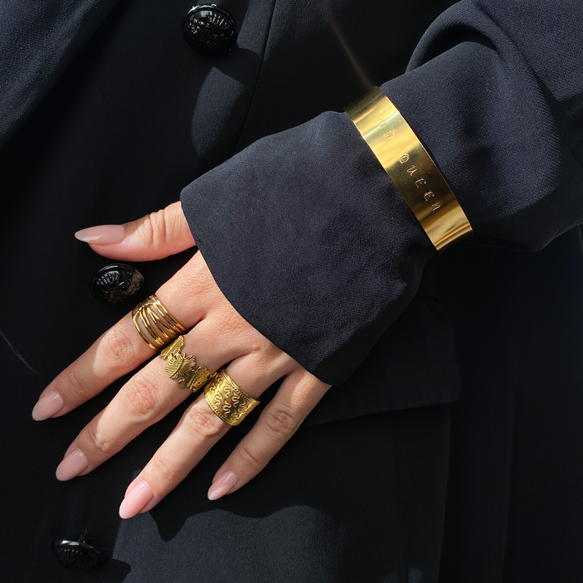 Anillo Snakes Ajustable Acero