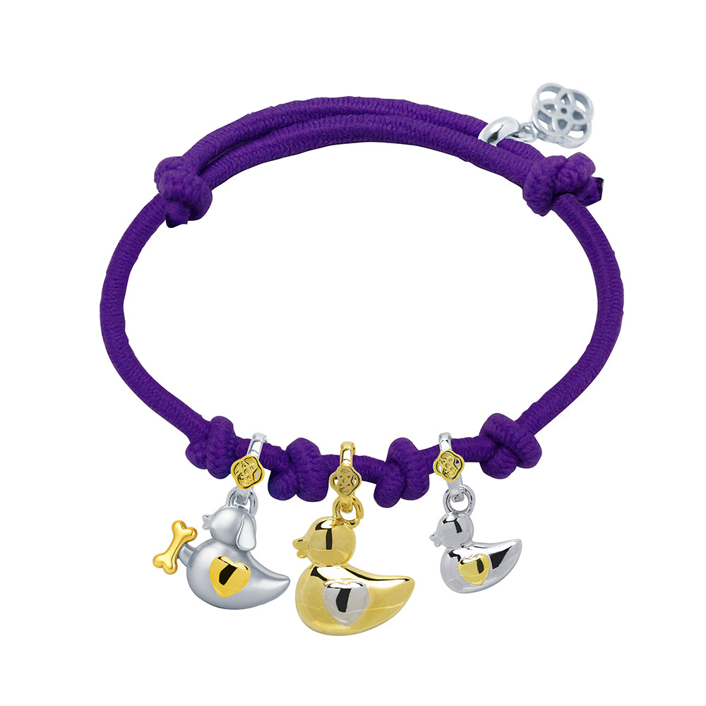 Pulsera Mamá + Patito + Patito Perro Personalizable