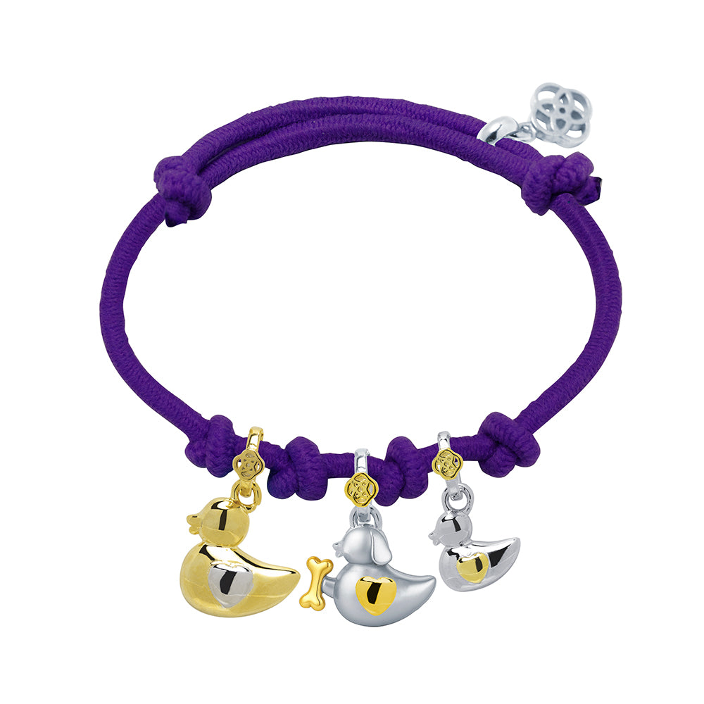 Pulsera Mamá + Patito + Patito Perro Personalizable