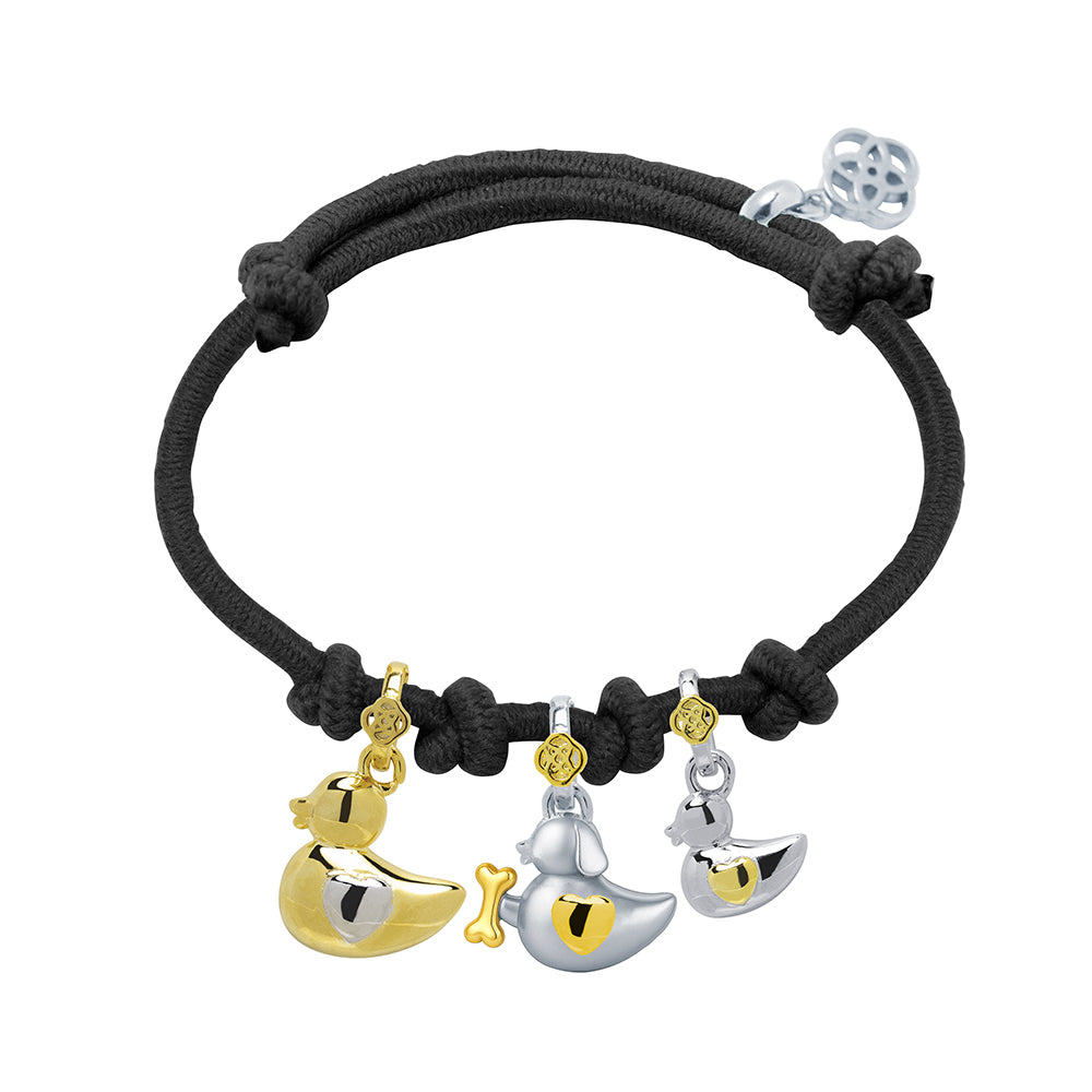 Pulsera Mamá + Patito + Patito Perro Personalizable