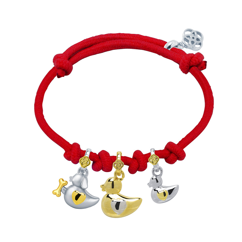 Pulsera Mamá + Patito + Patito Perro Personalizable