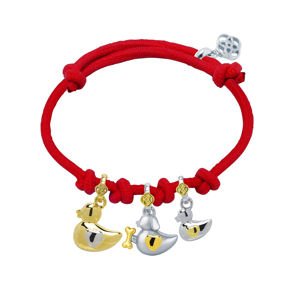 Pulsera Mamá + Patito + Patito Perro Personalizable