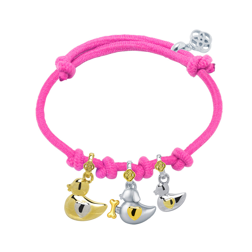 Pulsera Mamá + Patito + Patito Perro Personalizable