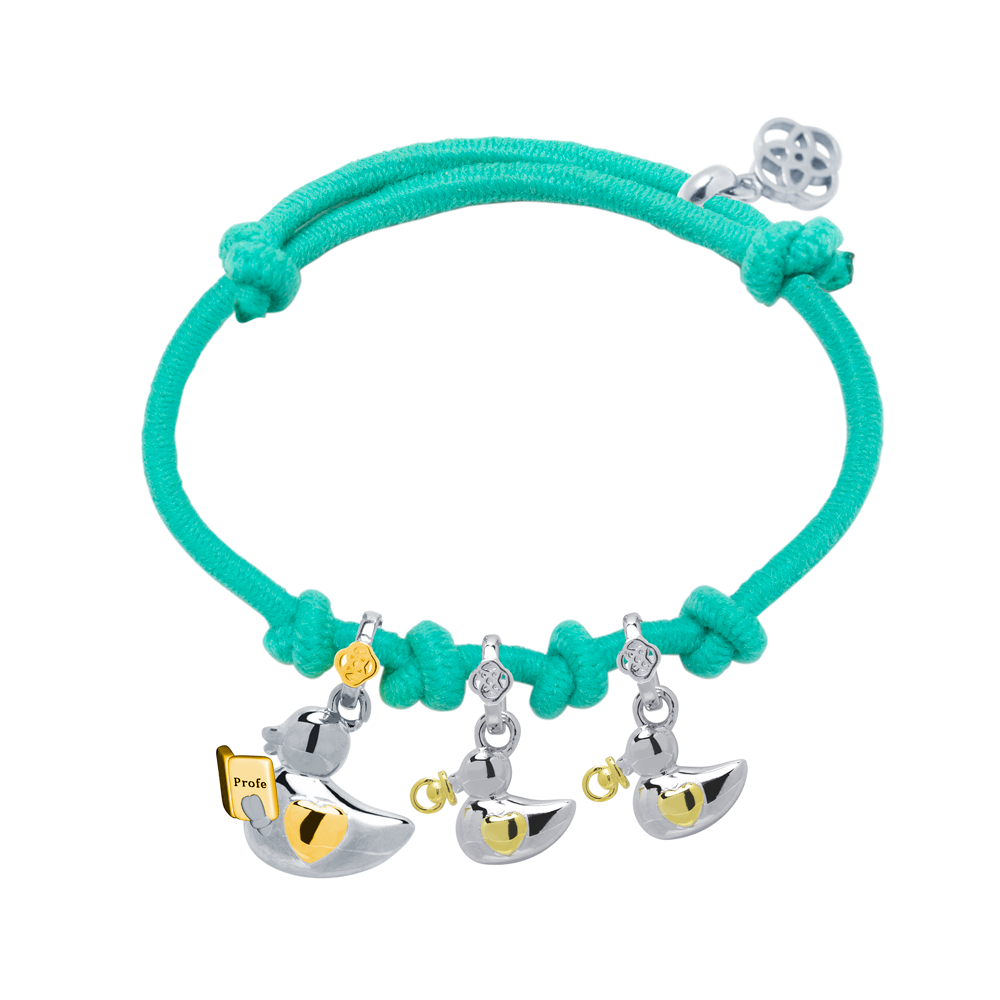 Pulsera Profe + Patitos Infantil