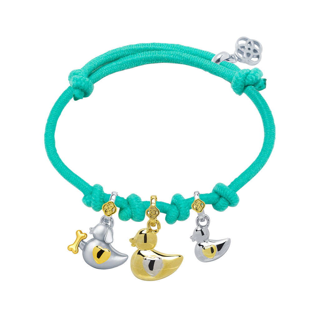 Pulsera Mamá + Patito + Patito Perro Personalizable
