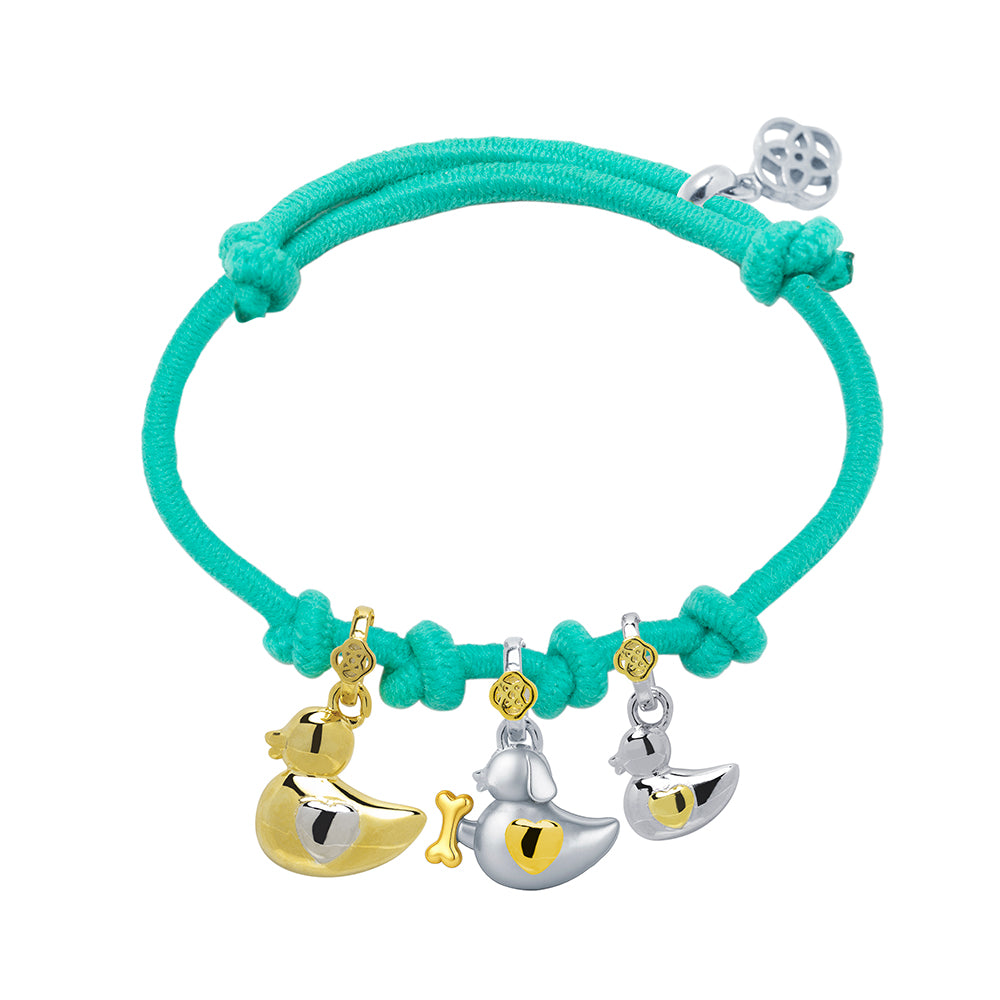 Pulsera Mamá + Patito + Patito Perro Personalizable