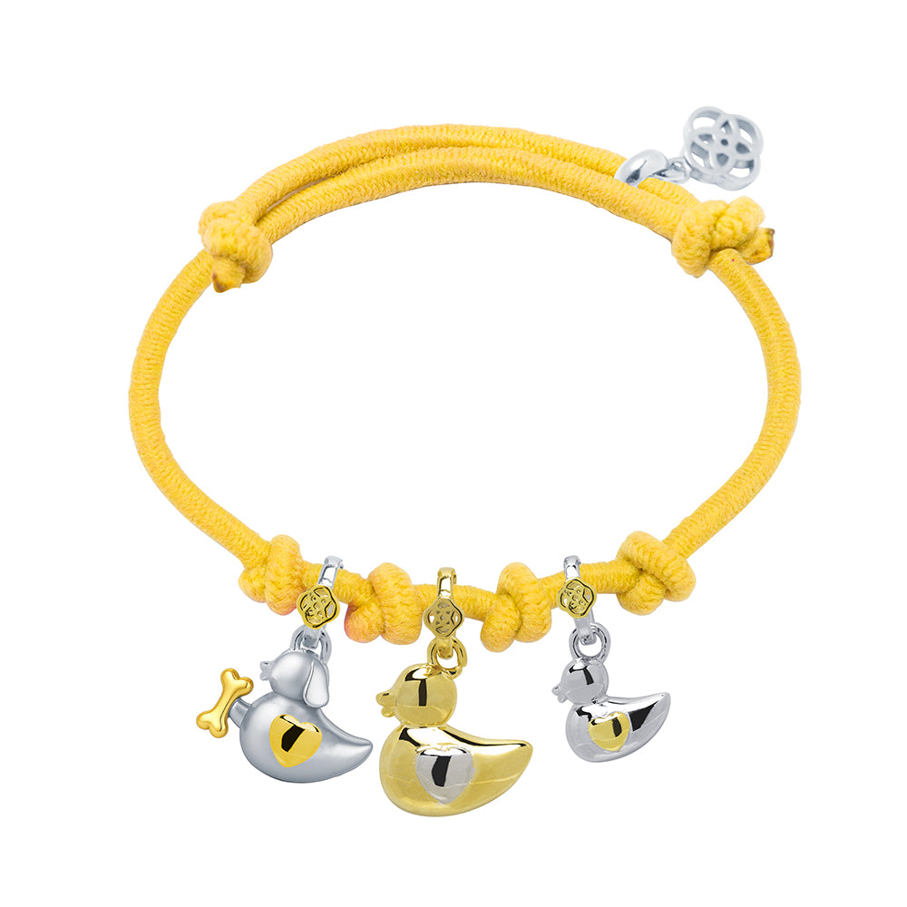Pulsera Mamá + Patito + Patito Perro Personalizable