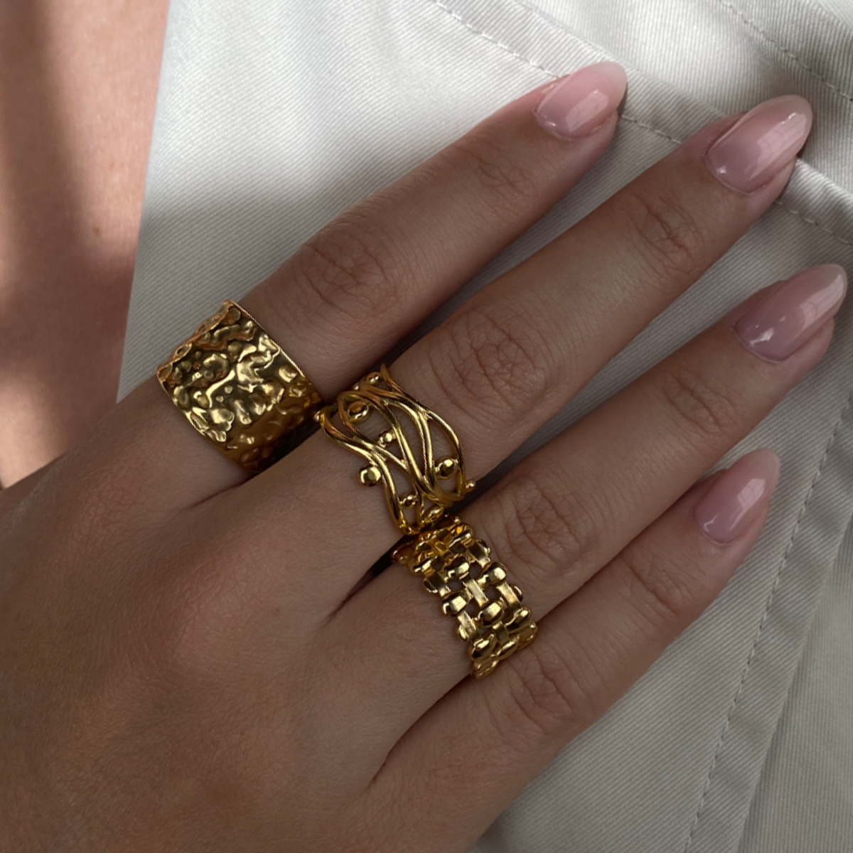 Anillo Arido Ajustable Acero