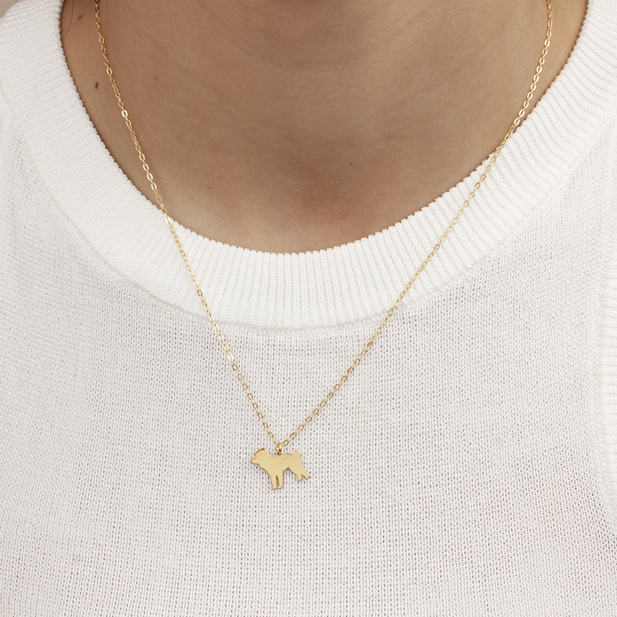 Collar Personalizable Caniche Plata