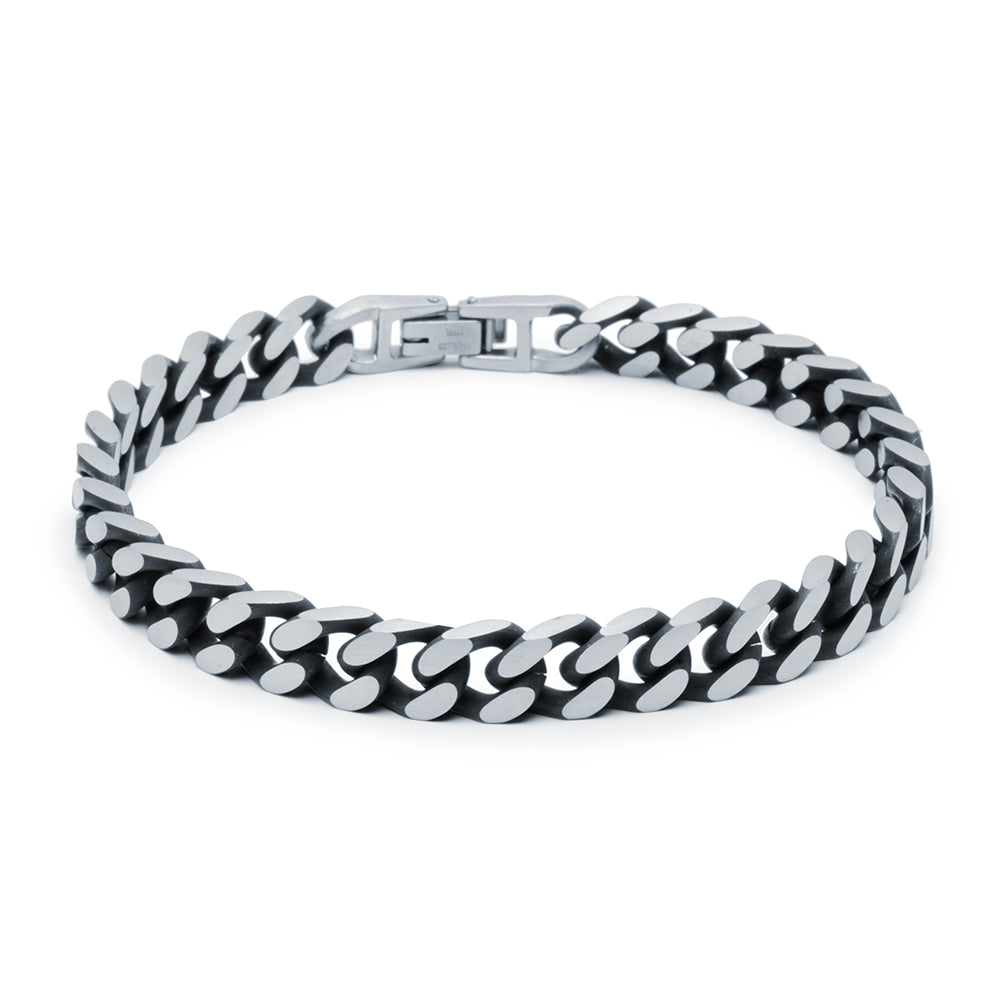 Pulsera Barbada Envejecida 8mm