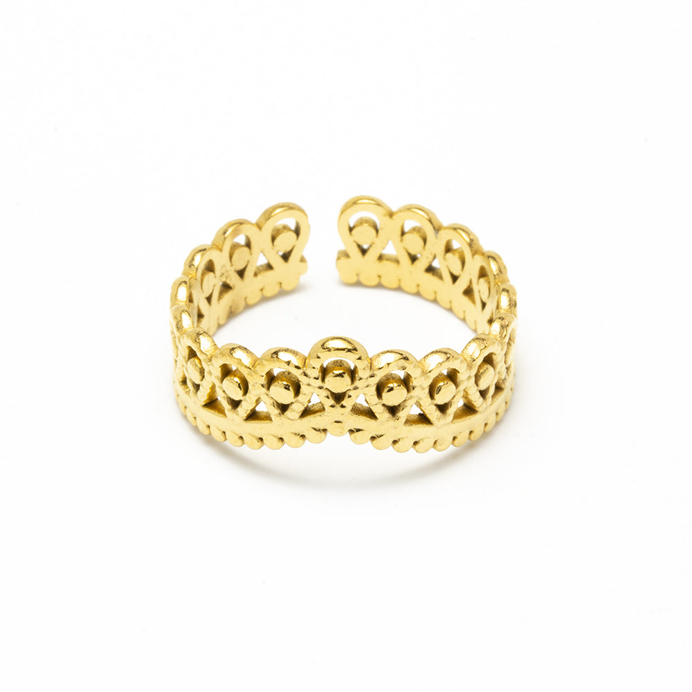 Anillo Corona Ajustable Acero