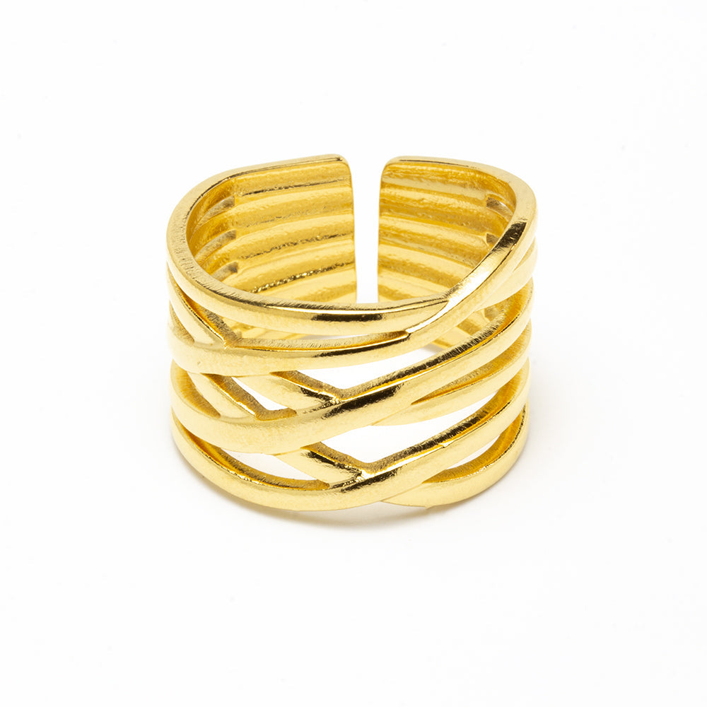 Anillo Fusion Ajustable Acero