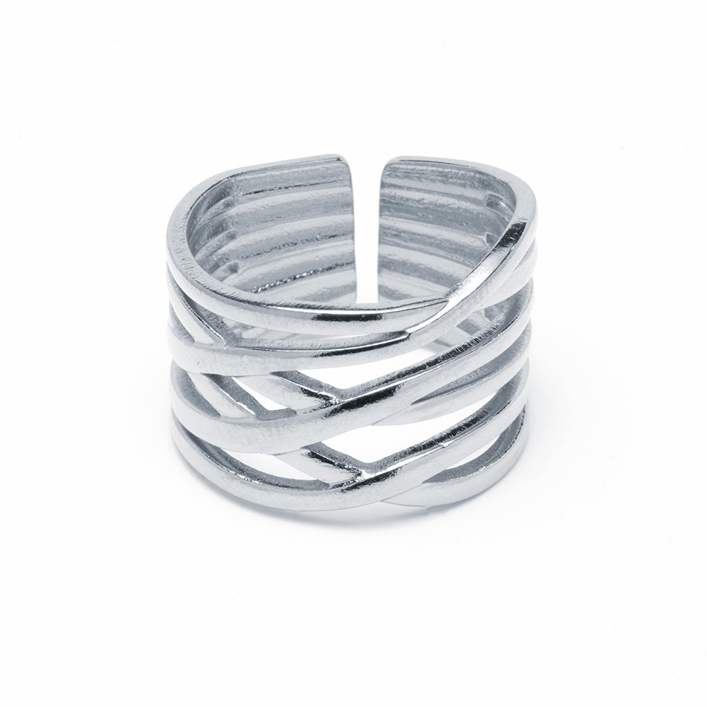 Anillo Fusion Ajustable Acero