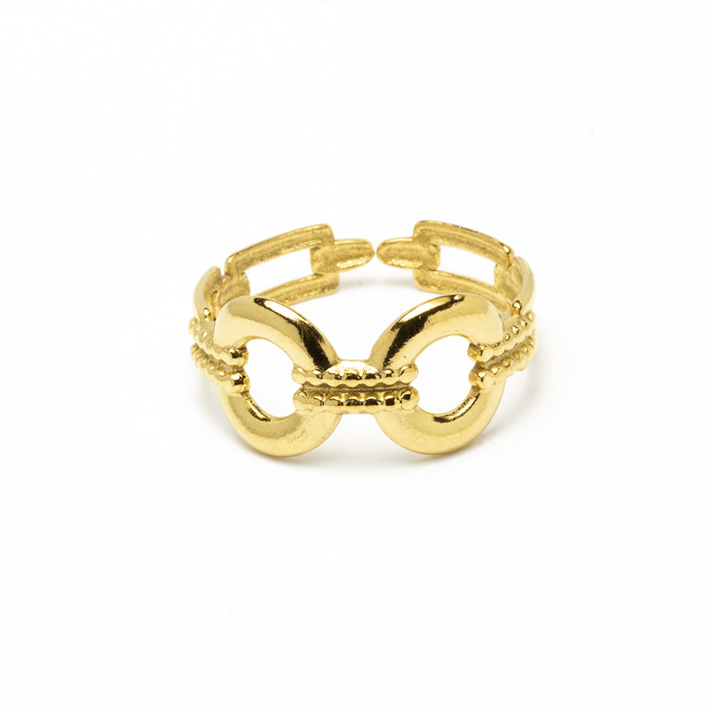 Anillo Eslabon Ajustable Acero