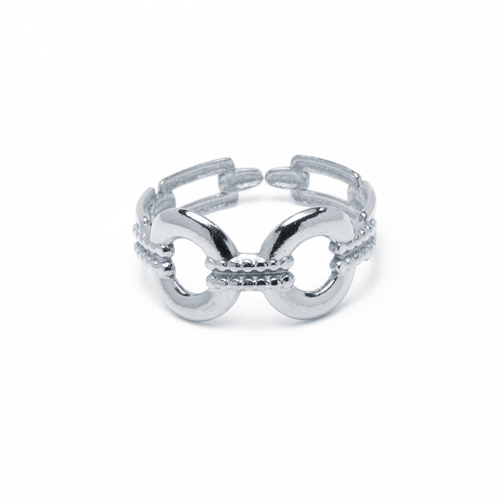 Anillo Eslabon Ajustable Acero