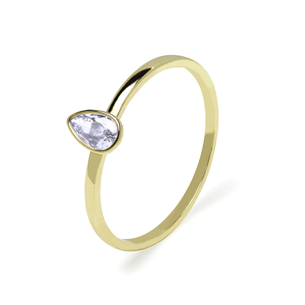 Anillo Lágrima Oro