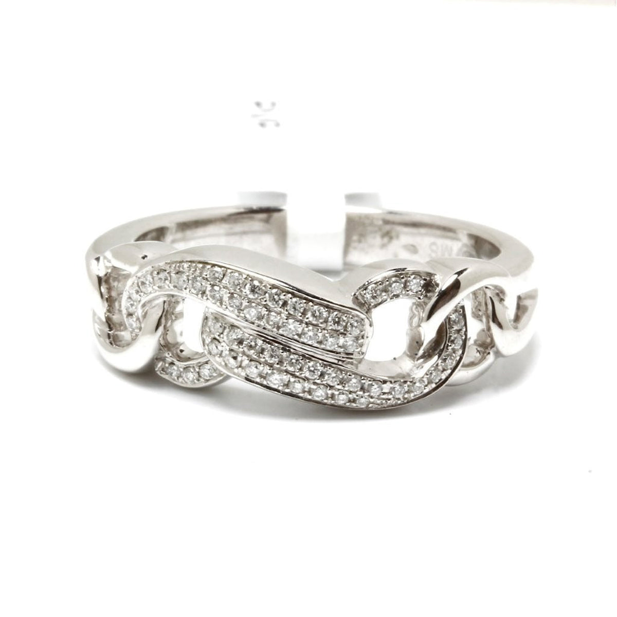 Anillo Nudo de Oro 18K con Diamantes