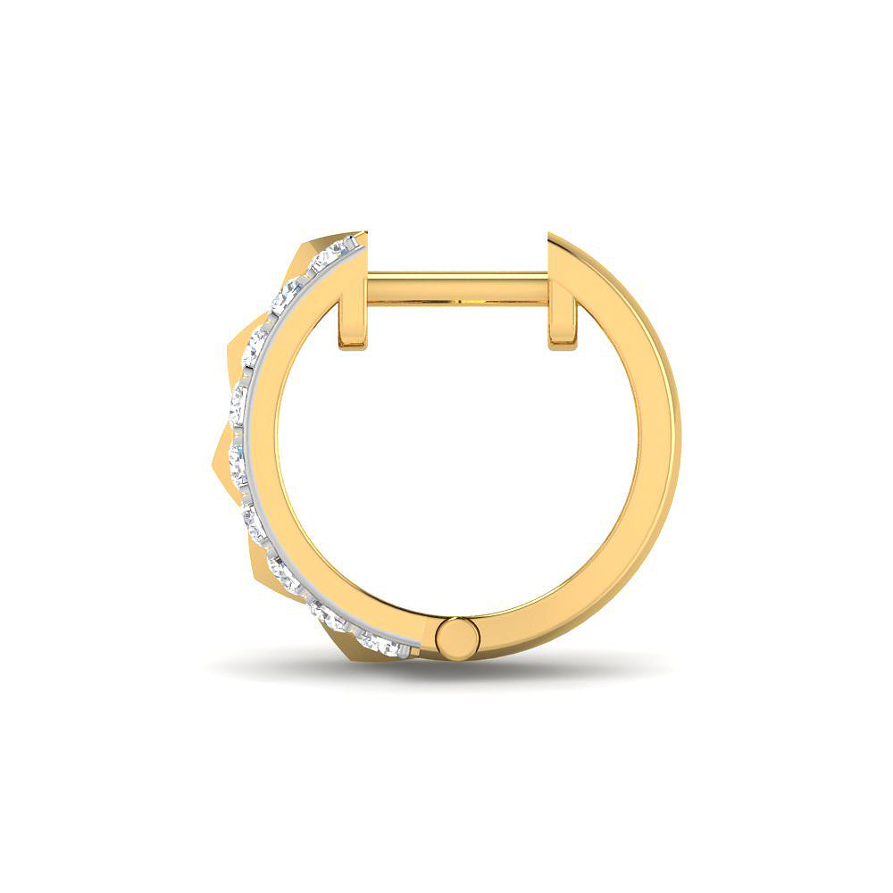 Pendientes con Diamante de Laboratorio 0,47ct en Plata 925