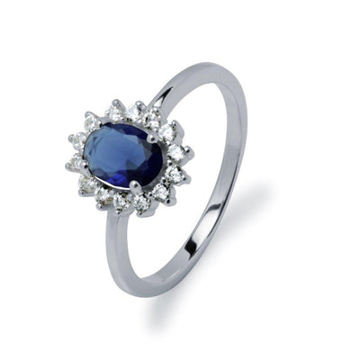 Anillo Lady Di Zafiro