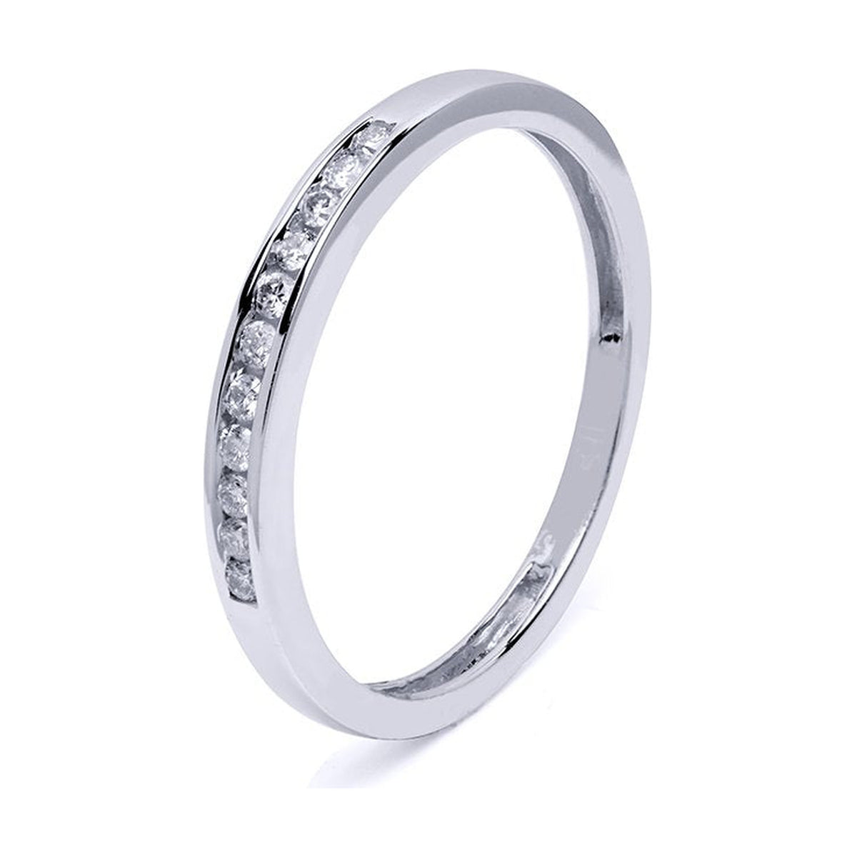 Anillo Media Alianza de Oro 9K Personalizado